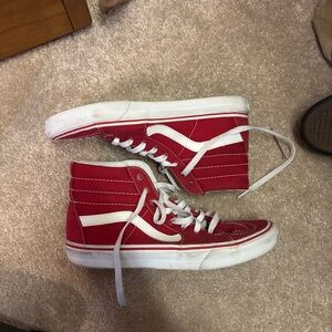 Red High Top Vans